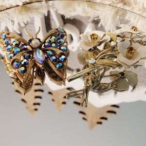 Beautiful RHINESTONE BROOCH bundle